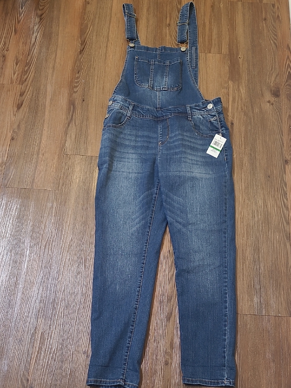 Wallflower women's‎ Denim Overalls in Dark Blue new L